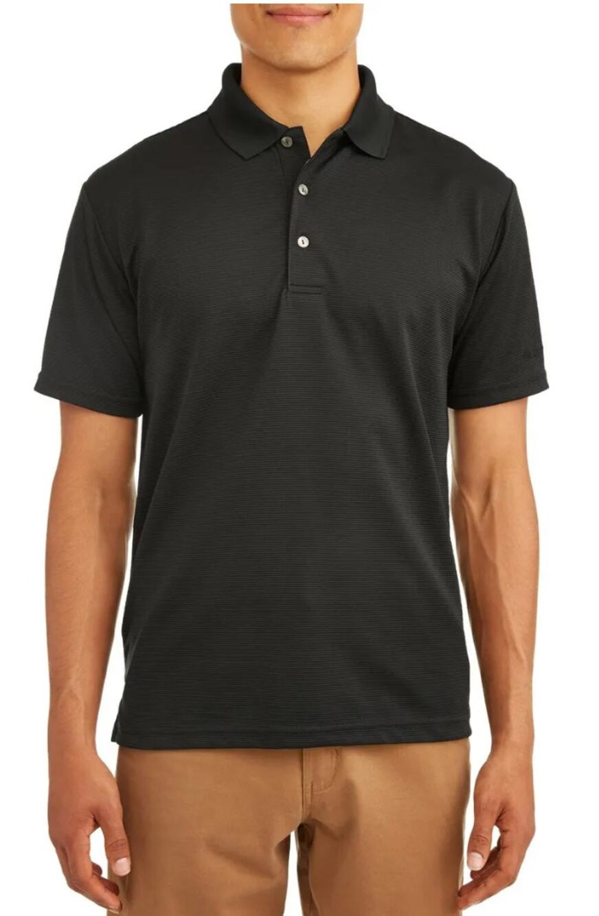 Ben Hogan Black Performance Micro-ribbed Polo Golf Shirt size XL